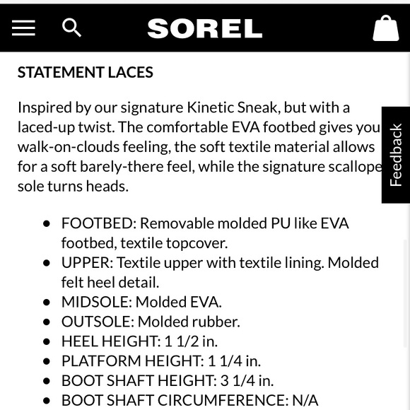 Sorel Kinetic Lace Sneaker - Picture 2 of 2